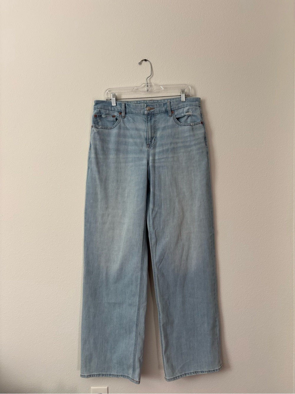 American Eagle Women’s Curvy High-Waisted Stovepipe Jean Cool Classic Size 12L - Picture 4 of 9